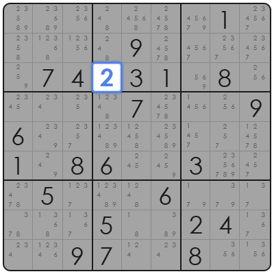 locked candidate sudoku